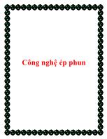 Tìm hiểu Công nghệ ép phun