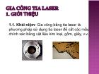 Tìm hiểu Gia công tia laser