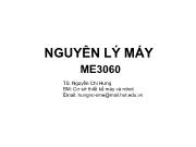 Tìm hiểu Nguyên lý máy ME3060