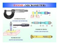 Tìm hiểu về Panme (micrometer)