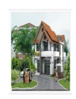 Bài mẫu Kiến trúc xây dựng - Thiết kế nhà hình chữ L, 35 m2