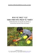 Bảo vệ thực vật theo phương pháp tự nhiên