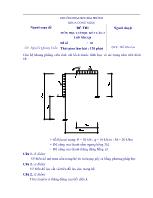 Đề thi môn học Cơ học kết cấu 2