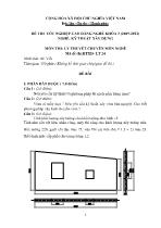 Đề thi tốt nghiệp cao đẳng nghề: Kỹ thuật xây dựng - Môn thi: Lý thuyết chuyên môn nghề - Mã đề thi: KTXD - LT 24