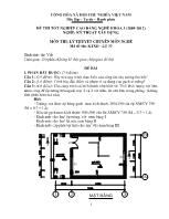 Đề thi tốt nghiệp cao đẳng nghề: Kỹ thuật xây dựng - Môn thi: Lý thuyết chuyên môn nghề - Mã đề thi: KTXD - LT 33