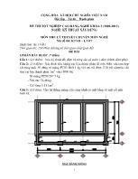 Đề thi tốt nghiệp cao đẳng nghề: Kỹ thuật xây dựng - Môn thi: Lý thuyết chuyên môn nghề - Mã đề thi: KTXD - LT 07