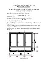Đề thi tốt nghiệp cao đẳng nghề: Kỹ thuật xây dựng - Môn thi: Lý thuyết chuyên môn nghề - Mã đề thi: KTXD - LT 27