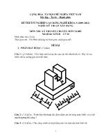 Đề thi tốt nghiệp cao đẳng nghề: Kỹ thuật xây dựng - Môn thi: Lý thuyết chuyên môn nghề - Mã đề thi: KTXD - LT 20