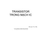 Điện - Điện Tử - Transistor trong mạch IC