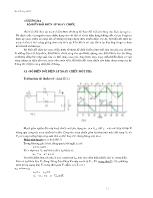 Điện tử công suất 1 - Chương ba: Bộ biến đổi điện áp xoay chiều