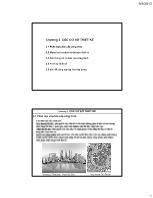 Kiến trúc - Xây dựng - Chương 3: Các cơ sở thiết kế