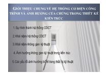 Kiến trúc - Xây dựng - Giới thiệu chung về hệ thống cơ điện công trình và ảnh hưởng của chúng trong thiết kế kiến trúc