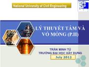 Kiến trúc xây dựng - Lý thuyết tấm và vỏ mỏng