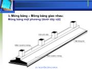 Kỹ thuật công trình - Móng băng – Móng băng giao nhau