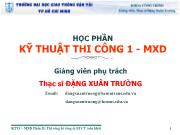 Kỹ thuật thi công 1 - Máy xây dựng - Chương VIII: Những khái niệm chung về bê tông và bê tông cốt thép