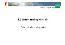 Lý thuyết trường điện từ - Phản xạ và tán xạ sóng phẳng