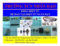 Nghề điện tử dân dụng - Bài 2: Tụ điện