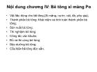 Vật liệu xây dựng - Chương IV: Bê tông xi măng Po