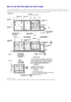 Vẽ kĩ thuật - Bản vẽ chi tiết hầm phân tự hoại 3 ngăn
