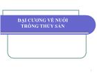 Đại cương về nuôi trồng thủy sản