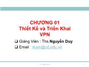 Bài giảng An ninh mạng - Nguyễn Duy