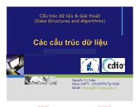 Bài giảng Cấu trúc dữ liệu và giải thuật - Chương 5: Các cấu trúc dữ liệu - Nguyễn Tri Tuấn