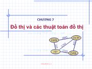 Bài giảng Cấu trúc dữ liệu và giải thuật - Chương 7: Đồ thị và các thuật toán đồ thị - Trịnh Anh Phúc