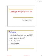 Bài giảng Cơ sở dữ liệu - Chương 5: Ràng buộc toàn vẹn - Thái Bảo Trân