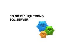 Bài giảng Hệ quản trị cơ sở dữ liệu - Bài 2: Cơ sở dữ liệu trong SQL server - Nguyễn Ngọc Quỳnh Châu