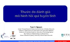 Bài giảng Phân tích dữ liệu và ứng dụng - Bài 7b: Thước đo đánh giá mô hình hồi quy tuyến tính