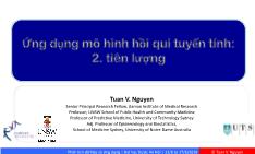 Bài giảng Phân tích dữ liệu và ứng dụng - Bài 7d: Ứng dụng mô hình hồi quy tuyến tính