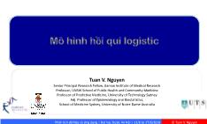 Bài giảng Phân tích dữ liệu và ứng dụng - Bài 8a: Mô hình hồi quy logistic