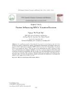Factors Influencing MNCs’ Location Decision