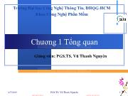 Bài giảng Đặc tả hình thức - Chương 1: Tổng quan - Vũ Thanh Nguyên