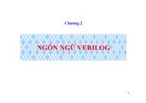 Bài giảng Điều khiển nhúng - Chương 2: Ngôn ngữ Verilog