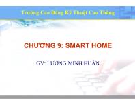 Bài giảng Mạng không dây - Chương 9: Smart Home - Lương Minh Huấn