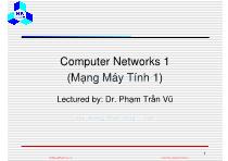 Bài giảng Mạng máy tính 1 - Lecture 7: Network Layer in the Internet - Phạm Trần Vũ