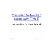 Bài giảng Mạng máy tính - Chapter 1: Introduction - Phạm Trần Vũ