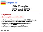 Bài giảng TCP/IP Protocol - Chapter 19: File Transfer: FTP and TFTP