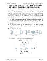 Bài giảng Thông tin dữ liệu và mạng máy tính - Chương 4: Các giao thức điều khiển liên kết dữ liệu (Data Link Control Protocols)