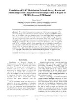 Calculation of 20 kV distribution network energy losses and minimizing effort using network reconfiguration in region of PT PLN (Persero) UPJ bantul