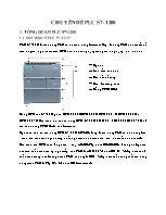 Chuyên đề PLC S7-1200 (Mới nhất)