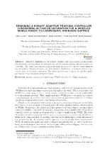 Designing a robust adaptive tracking controller considering actuator saturation for a wheeled mobile robot to compensate unknown slippage