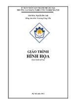 Giáo trình Hình họa