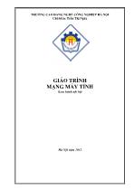 Giáo trình Mạng máy tính (Mới nhất)