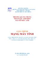 Giáo trình Mạng máy tính (Phần 1)