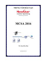 Giáo trình MCSA 2016