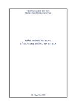 Giáo trình Ứng dụng công nghiệ thông tin cơ bản