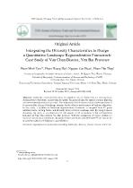 Intergrating the diversity characteristics to design a quantitative landscape regionalization framework: Case study of Van Chan district, Yen Bai province