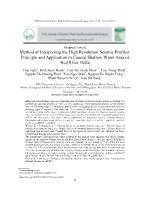 Method of interpreting the high resolution seismic profiles: Principle and application in coastal shallow water area of Red River delta